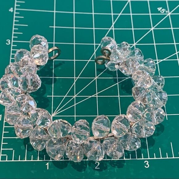 50 Swarovski crystal bridal black tie bracelet - Picture 9 of 10